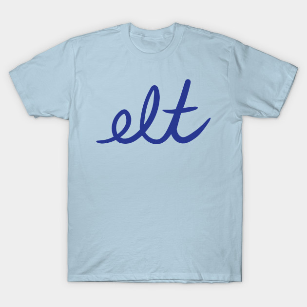 ELT Clothing Cursive Logo Blue | Large